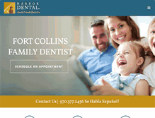 Tablet Screenshot of harbordentalclinic.com